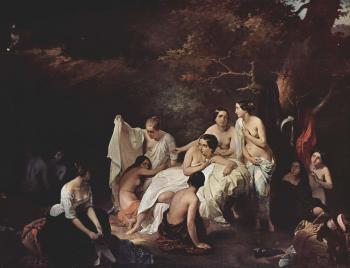 Francesco Hayez : Bath of the Nymphs